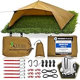 🏕️ FREIHEIT LEBEN - Räumliche Begrenzungen setzt du dir nur selbst. Mit 3nature kannst du pure Freiheit leben, die Natur fühlen und feststellen, dass dein Leben keine Grenzen hat. Dafür ist unser Set nicht nur extra leicht, sondern auch super schnell aufgebaut.