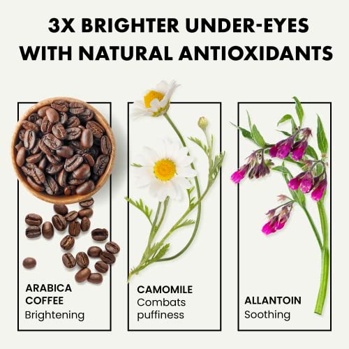 Retinol Eye Serum For Dark Circles And Puffiness - Eye Serum With Collagen, Aloe Vera, Vitamin C & E - Under Eye Wrinkle Repair - Dark Eye Circle Remover - Eye Depuffer - Eye Lifting And Firming Serum #TOP3