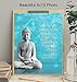Buddha Decor - Zen Wall Art - Meditation Picture Print Home Decoration for Spa, Living Room, Yoga Studio, Bedroom - Inspirational New Age Quote Saying - Gift for Women, Buddhism Fan, Buddhist - 8x10