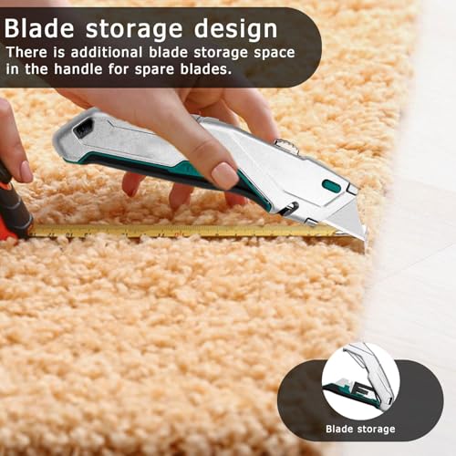 Facas utilitárias dobráveis, facas utilitárias retráteis | Cortador utilitário ergonômico - Cortador