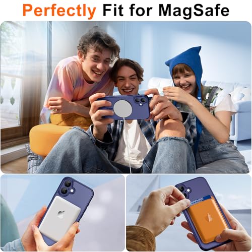Image of for iPhone 17 Case with Privacy Screen Protector, Blue