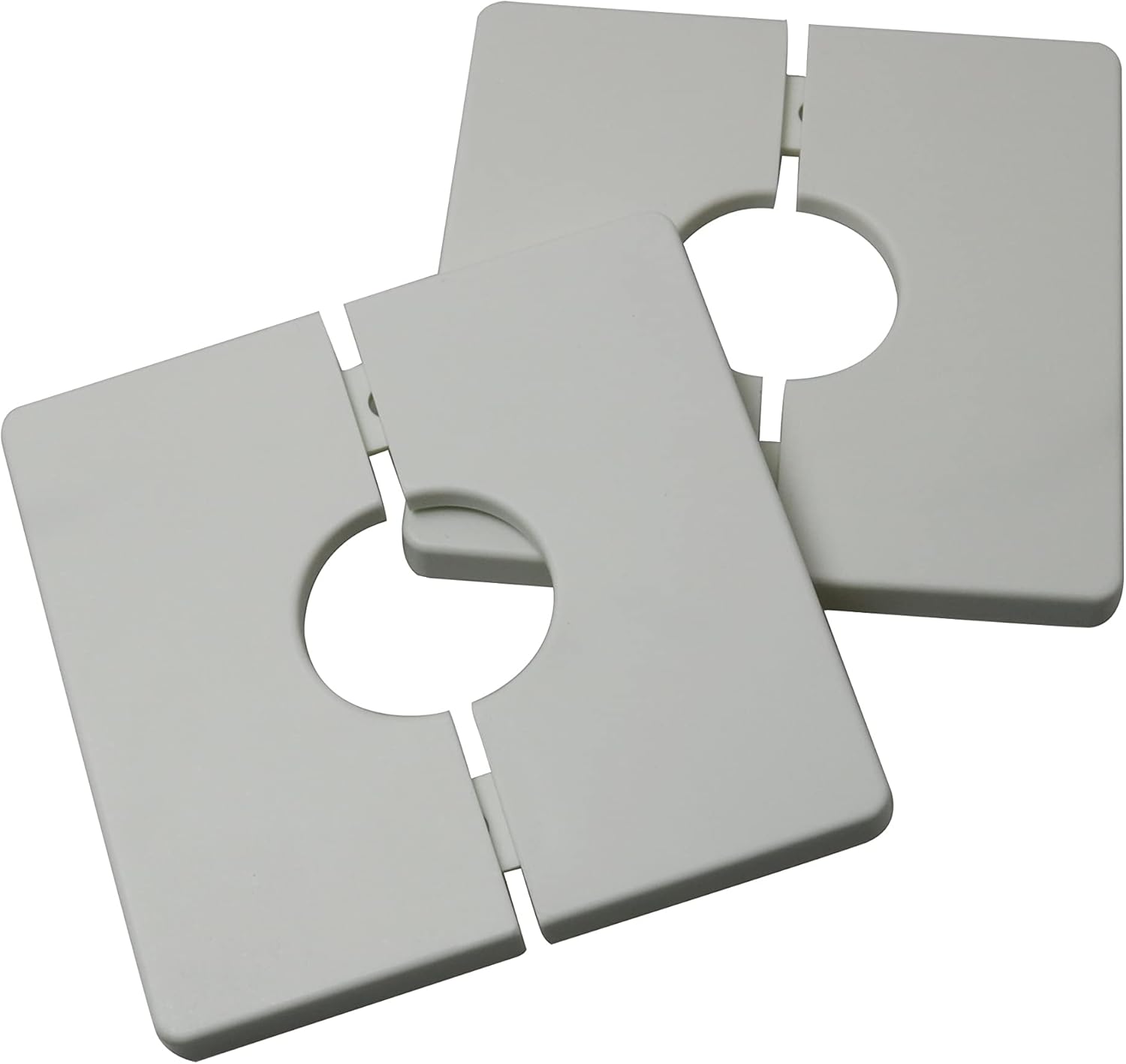 Buy Wall Split Flange HSCGIN 2Sets White ABS Plastics Square Shaped