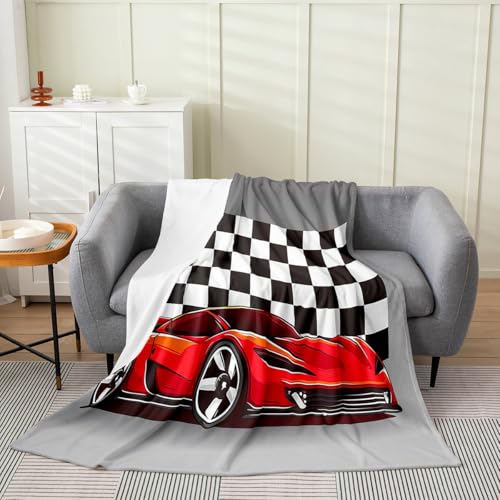 Erosebridal Racing Car Blanket,Cool Speed Race Car Queen Inch