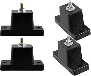 4Pack Anti-Vibration Rubber Pads Rubber Vibration Isolator Air Conditioner Mounting Rubber Feet Bracket for Outdoor Ductless Mini Split Air Conditioner Condensers
