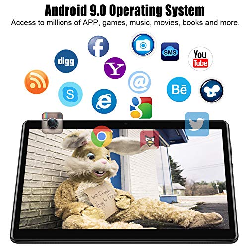 DUODUOGO 2 in 1 Tablets, Android 9.0 Tablet PC with Wireless Keyboard Case, 4GB RAM 64GB ROM/128GB Computer Tablets… - Image 4