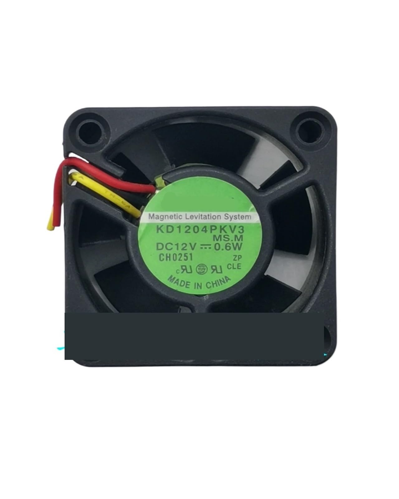 UITGVDQAT KD1204PKV3 DC 12V 0.6W 40x40x20mm 3-Wire Server Cooling Fan