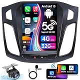 8 Core 4+32G Car Stereo Radio for Ford Focus 2012-2018:10" Android 13 Split-Screen Modes Wireless carplay & Android Auto, 5G WiFi Bluetooth DSP GPS SWC Mirror Link FM &1080P Backup Camera -  Jerqry
