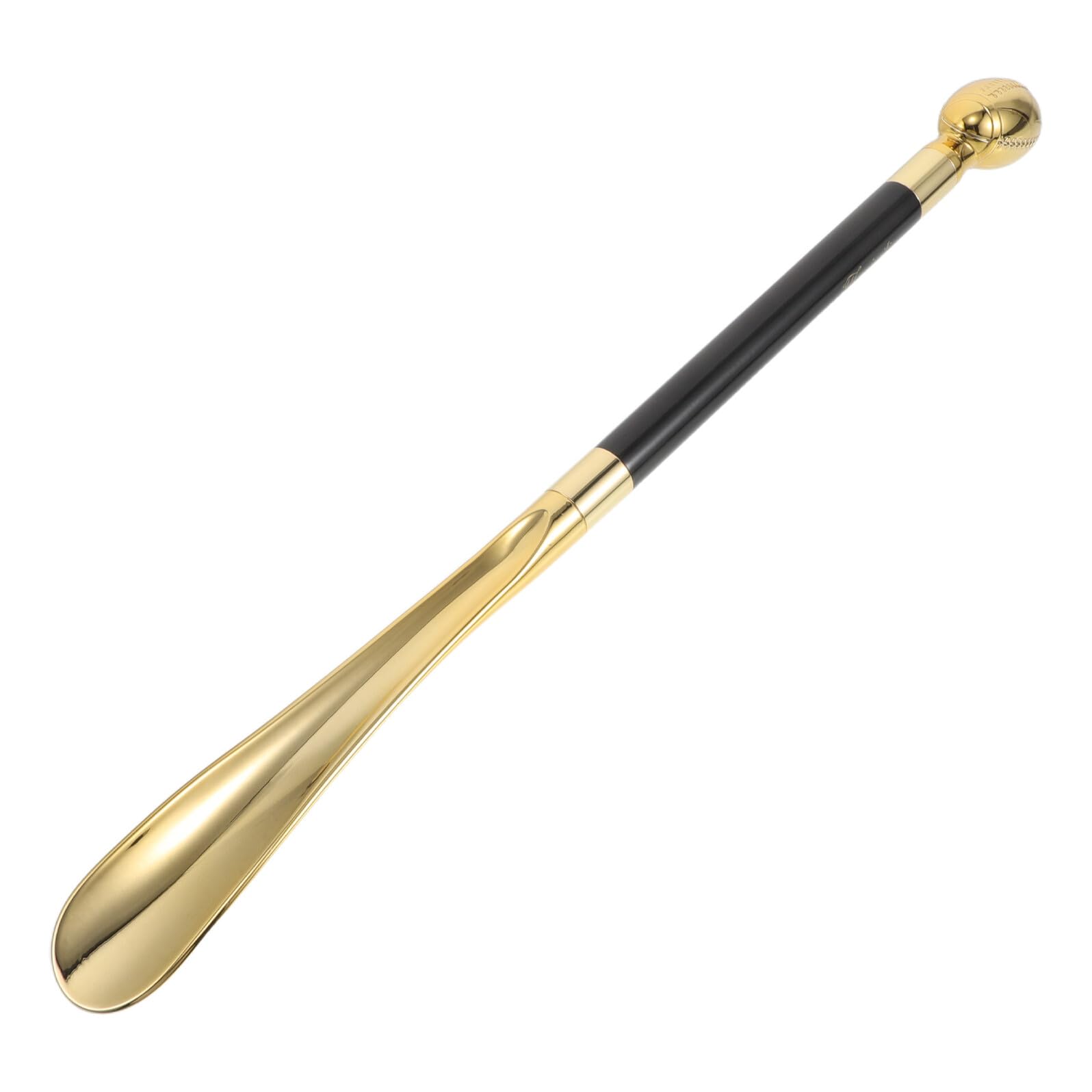 Veemoon Calzascarpe lungo Sportivo 53 Cm in Abs Color Oro, Ausilio per Anziani e Viaggi, Calzascarpe Portatile per Scarpe Sportive e Stivali da Lavoro, Supporto Ergonomico per Mobilità
