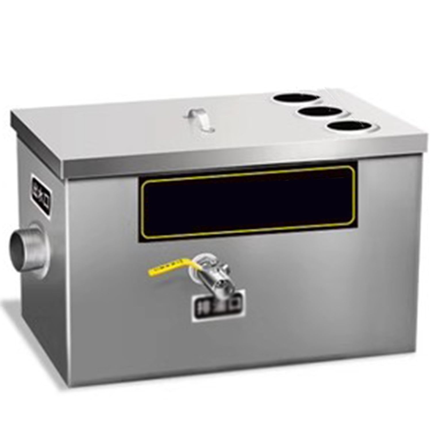 Séparateur De Graisse Commercial Inox 60x30x30cm - 5 Niveaux Filtration, Débit 3.5 GPM