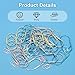 PATIKIL 2x1 Inch Large Paper Clip, 20 Pcs Metal Paper Clip Wide Rust-Proof Strong Durable Bulk for Office Supplies Document Organization Binder Bookmarks Planner, Blue