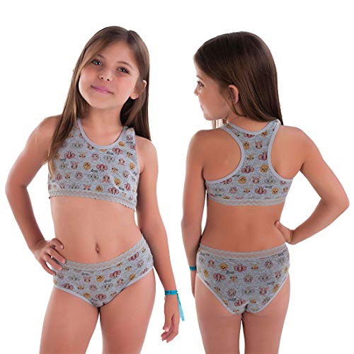 Kit com 5 Conjuntos Algodão Penteado Caçulinha