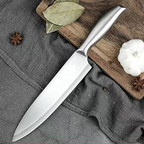 Image of 7.5 inch Proffesion Kitchen Chef's Knife, High Carbon Stainless Steel Ultra Sharp Cooking Chef's Knife for Kitchen & Cooking, Silver, Pack of 1 (Chef's Knife)