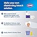 Clorox Splash-Less Bleach1, Disinfecting Bleach Kills 99.9% of Bacteria and Viruses, Regular 40 Fluid Ounce Bottle - Pack of 2 (Package May Vary)