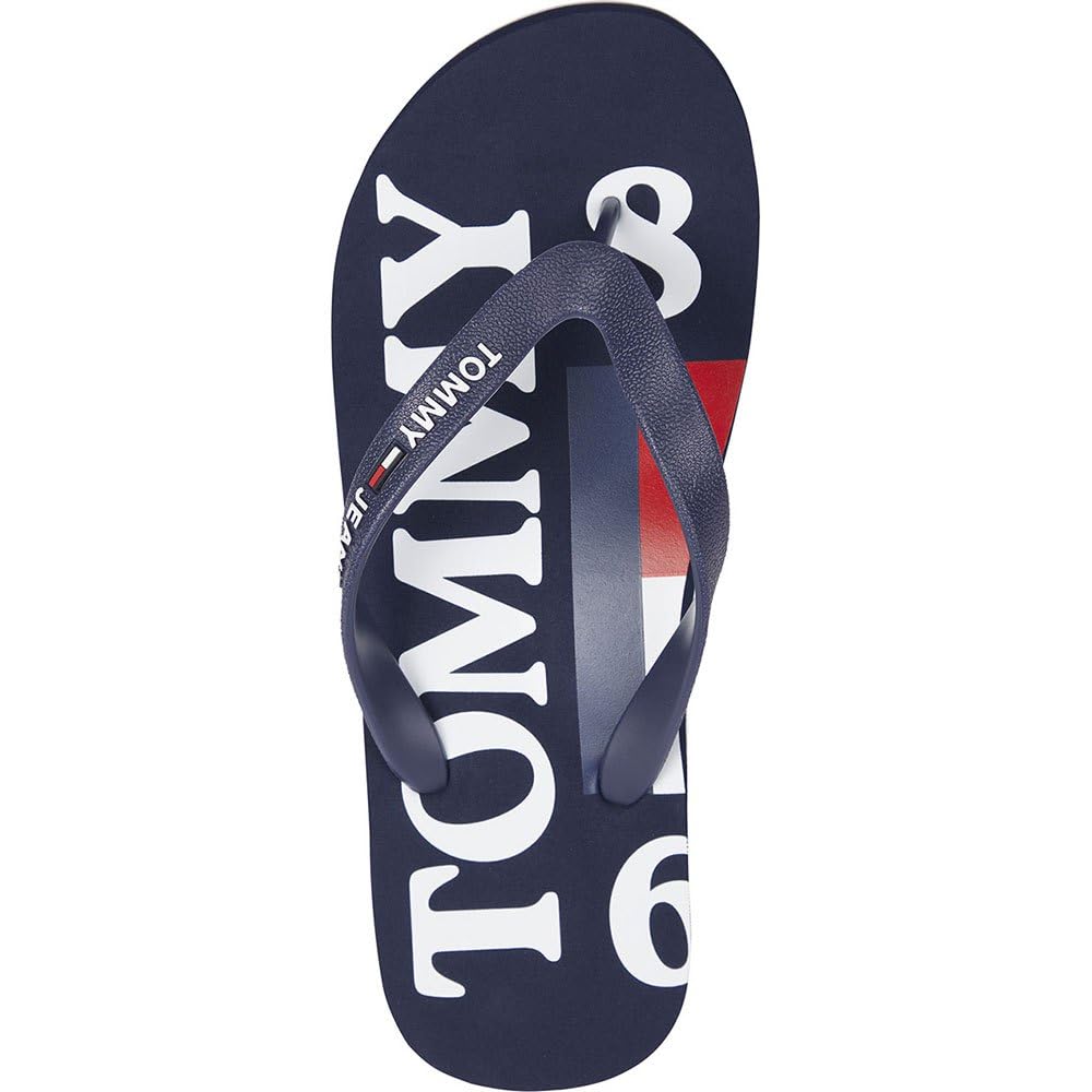Tommy Jeans Chanclas zapatilla de mar piscina chanclas ropa de playa encaje de goma artículo EM0EM01000 tanga de goma para hombre playa