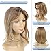 Ms Taj 6 Inch Hair Topper Long Layered Hair Toppers for Women Synthetic Hair Wig Toppers for Women with Thinning Hair