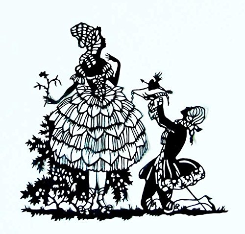 Cut Girl?Paper-Cut Grilles Window Decoration Handmade Festival Chinese Art Jianzhi