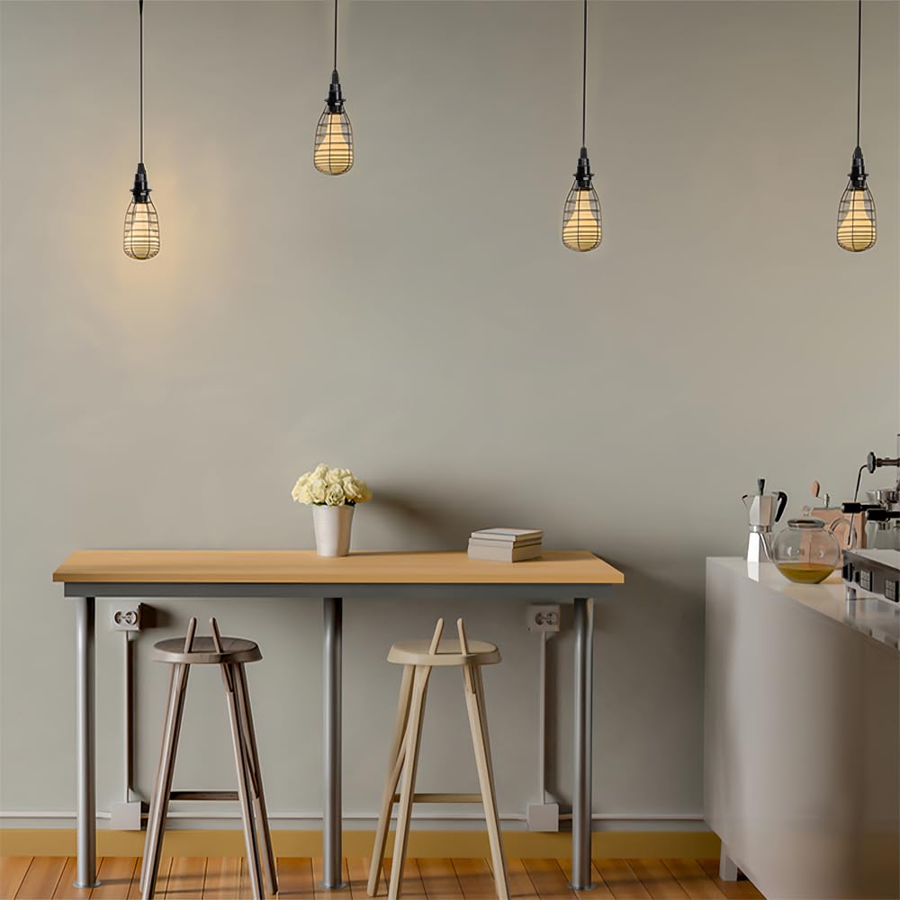 DXiongW 6 Pièces Douille E14 250V 2A Support Ampoule E14 Style Vintage Douille E14 A Visser Vintage E14 Douille De Lampe Pour Ampoule Conviennent Aux Ampoules à Vis E14 - Noir