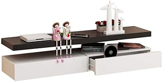 GLJ Schweberegale LJJL ścienny regał ścienny z 2 szufladami i 1 ścianką działową.