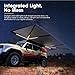 SanHima 180 Awning Free Standing Built-in LED Light - 118.4 sq.ft Shelter Karlu Frontier Car Side Waterproof UV50+ Wind Resistant, Driver Passenger Side, 180 Degree Vehicle Awning for SUV Van Truck