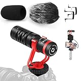 Video Microphone,Tikysky M-2 Camera Microphone Phone Mic for Smartphone iPhone DSLR Canon Nikon Sony Panasonic Fuji