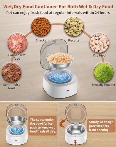 Welltobe A38X-01 Automatic Cat Feeder For Wet Food thumb #1