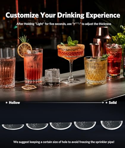 Image of COWSAR Crescent Ice Maker, Slow-Melting Countertop Ice Maker, 27 Lbs /24H, 16Pcs in 12-15Mins, Self-Cleaning, 24-Hour Timer, Portable Crystal Clear Ice Machine, 3000PCS Per Day, for Home /Office /Party
