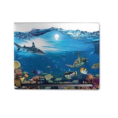 Image of MightySkins Skin Compatible with Alienware M18 R1 (2023) Full Wrap Kit - Below The Waves | Protective, Durable, and Unique Vinyl Decal wrap Cover | Easy to Apply & Change Styles | Made in The USA