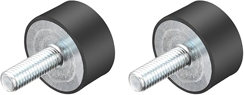 uxcell Soportes de goma de rosca M8, aisladores de vibración, amortiguador cilíndrico con pernos de 1.181 in x 0.591 in, 2 piezas disponible en Yaxa Colombia