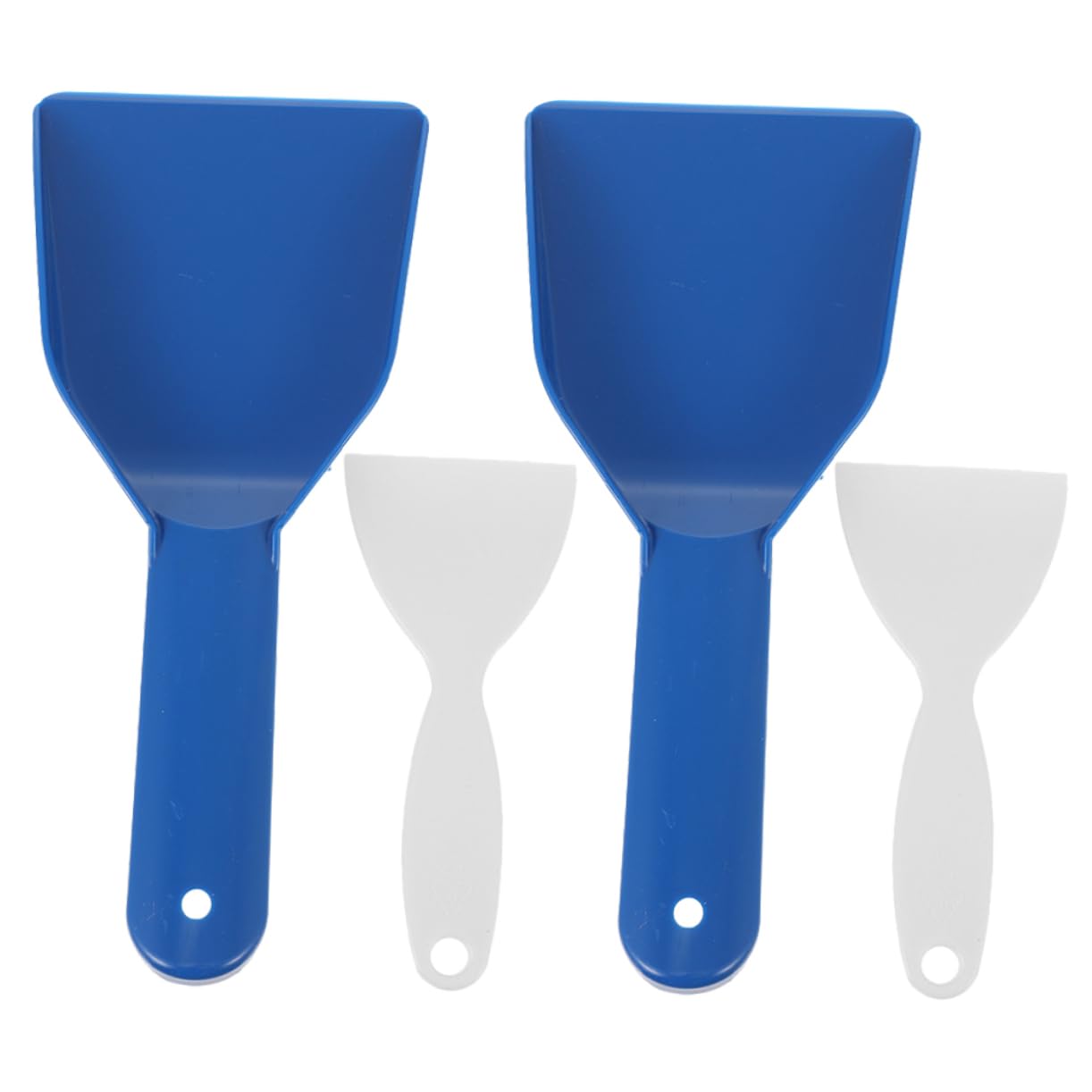 INOOMP 4pcs Ice Scraper Plastic Ice Shovel Versatile Scraper Kitchen Cleaning Shovel Plastic Snow Shovel Ice Spade Utility Scoop Ice Remover Ice Removing Shovel Freezer Thicken Pp