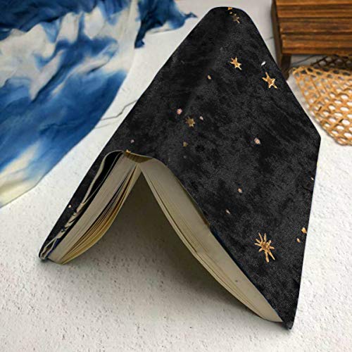 NUOBESTY Capa protetora de livro de tecido reutilizável capas de livro livro livro jaquetas para liv