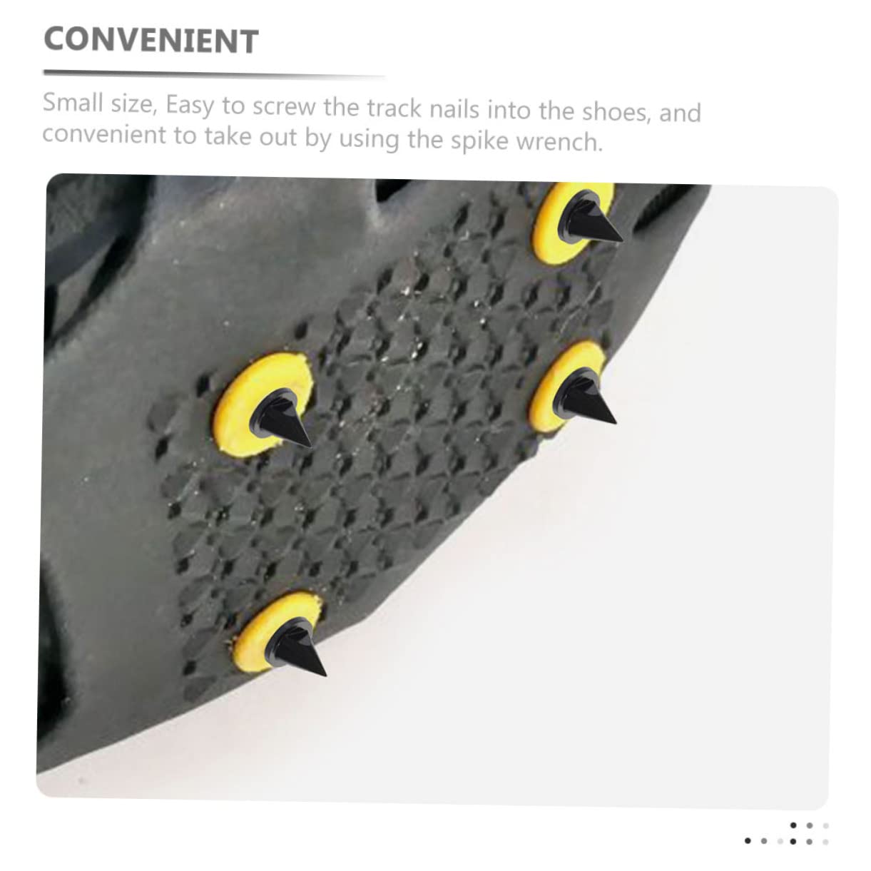 SUPVOX Picchi Sportivi Punte Delle Scarpe Punte Da Trekking Punte Da Fondo Picchi Di Corsa Punte Di Ricambio Per Scarpe Tacchetti Per Scarpe Da Pista Acciaio