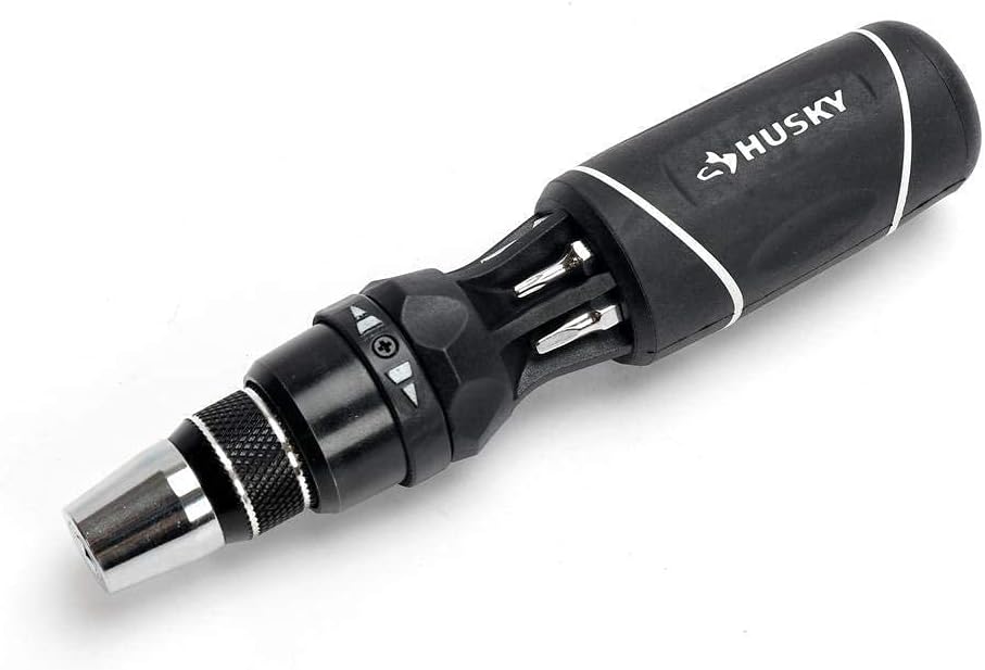 Husky Tools Husky 12-in-1 Quick-Load Ratcheting Screwdriver - Pack of 3