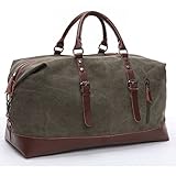 Retro-Stil Canvas Reisetasche weekender Tasche ist sehr gut Preis-Leistungverhältnis mit seinem vintage-Look
