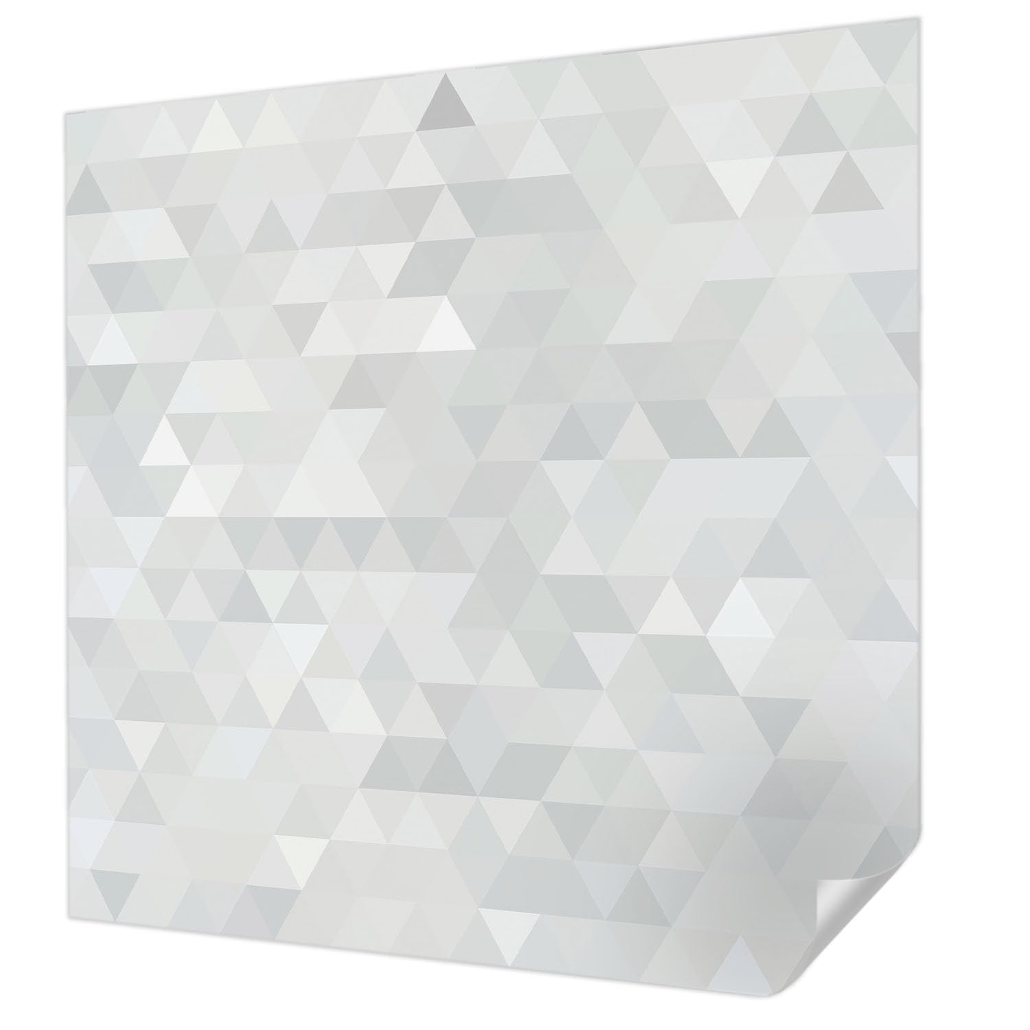 Papier peint adhésif 250x250 cm résistant aux taches décoration murale gris