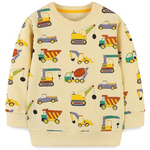 Image of Hongshilian Unisex Kids Cute Cartoon Cotton Sweater Shirt