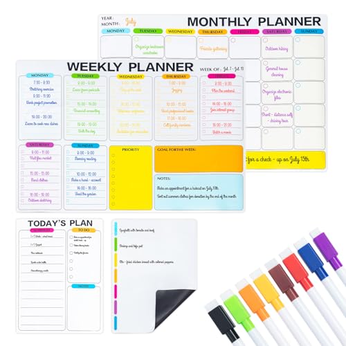 4-Pack M and G 16.5x12 Magnetic Dry Erase Whiteboard Calendar Set for Fridge 7.49 + Free Shipping w/ Prime or + 50% Off Code YPZNWPHG - image 7