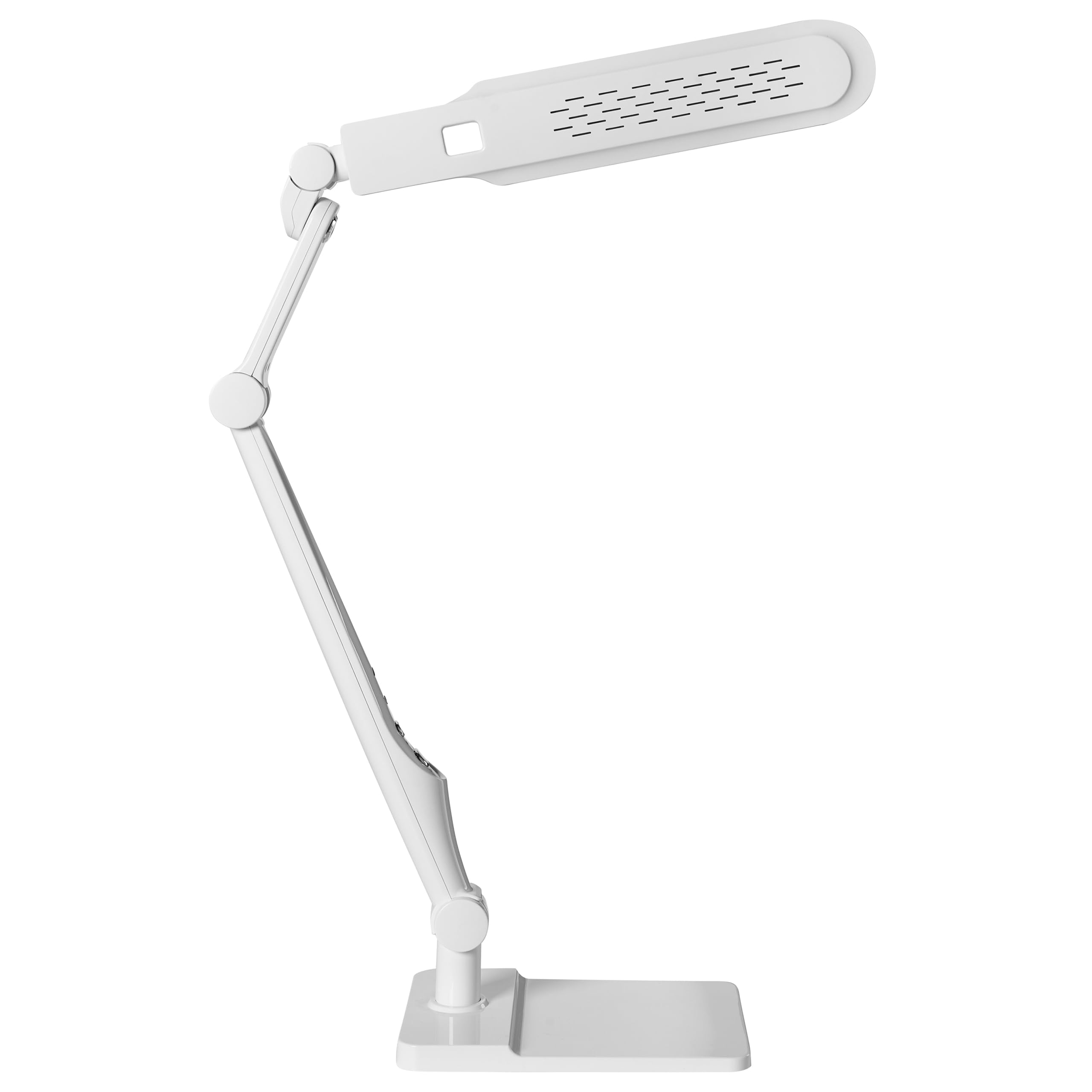 Beliani Schreibtischlampe LED weiß verstellbar dimmbar modern für Homeoffice Pegasi