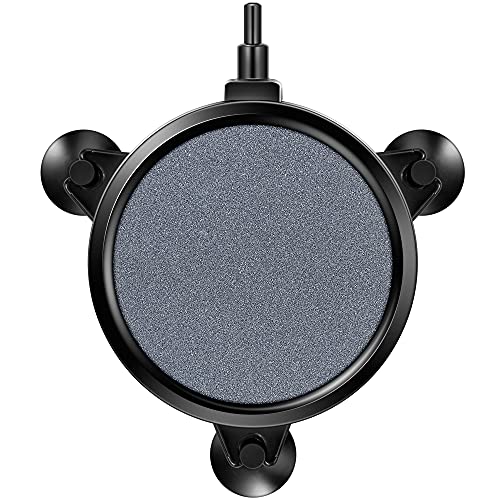 VIVOSUN 4 Inch Air Stone Disc with Shell and Sucker for Hydroponics Aquarium Tank Pump