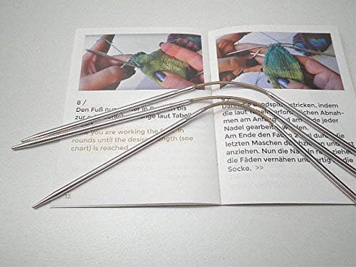 Addi Crasytrio Double Pointed Needles, 3.5mm, 14 x 10 x 1 cm, Silver