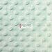 MINKY MINKEE CHENILLE DOT SOFT FABRIC CUDDLE 38 COLOR 60"W SEW CRAFT BY THE YARD (ICY MINT)