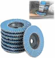 8 Dischi Abrasivi Per Smerigliatrice - Ø76mm, Grana 40/60/80/120 | Per Metallo, Legno E Vernici - Foto 4