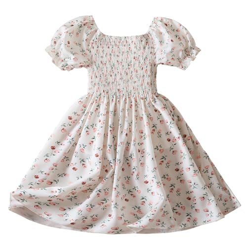 Nileafes Little Girl Summer Tulle Dress Casual Princess Girls Holiday Birthday Sundress2