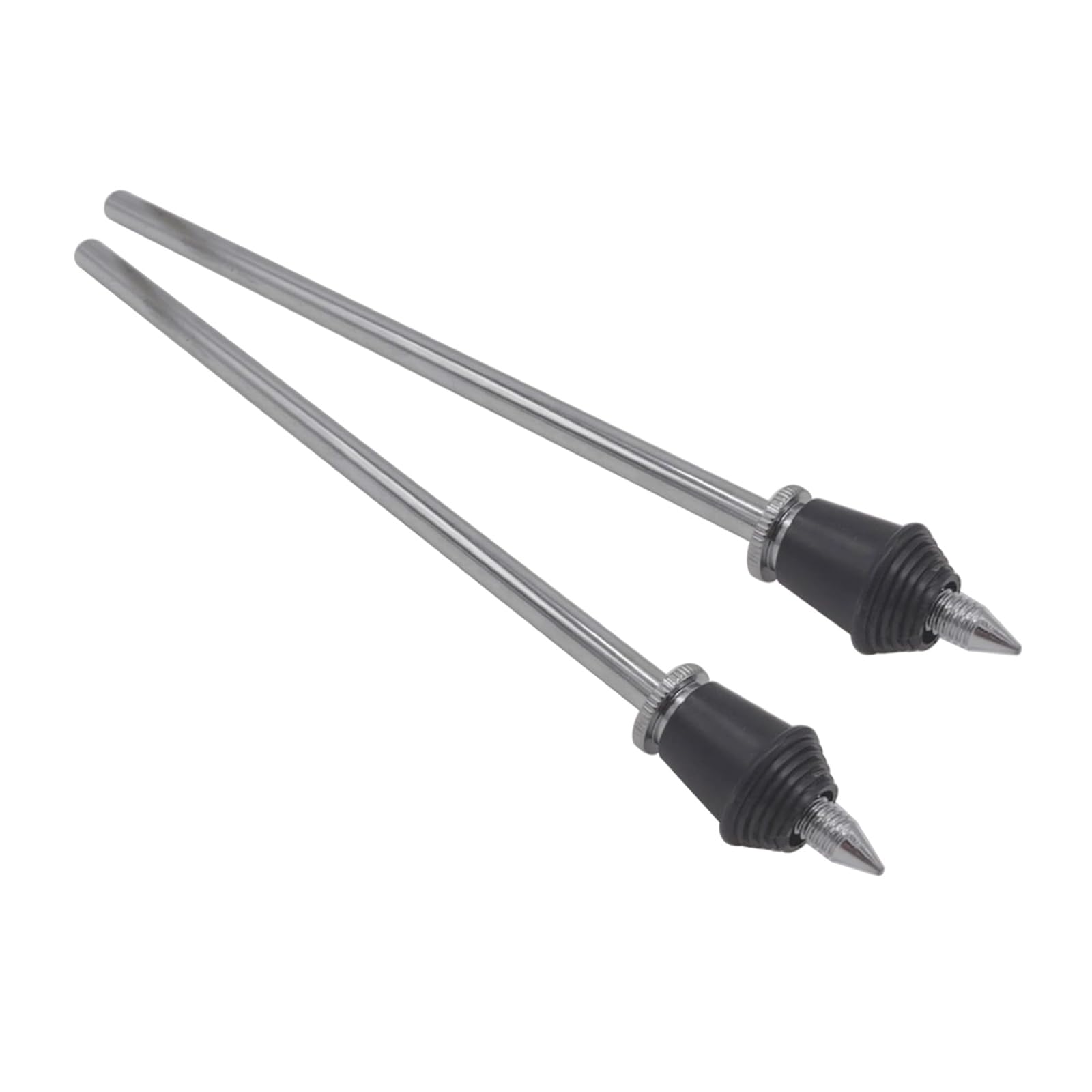 Gambe per grancassa in metallo dal design retrò da 2 che forniscono supporto sicuro per vari modelli in ambienti musicali professionali Gambe basse globali