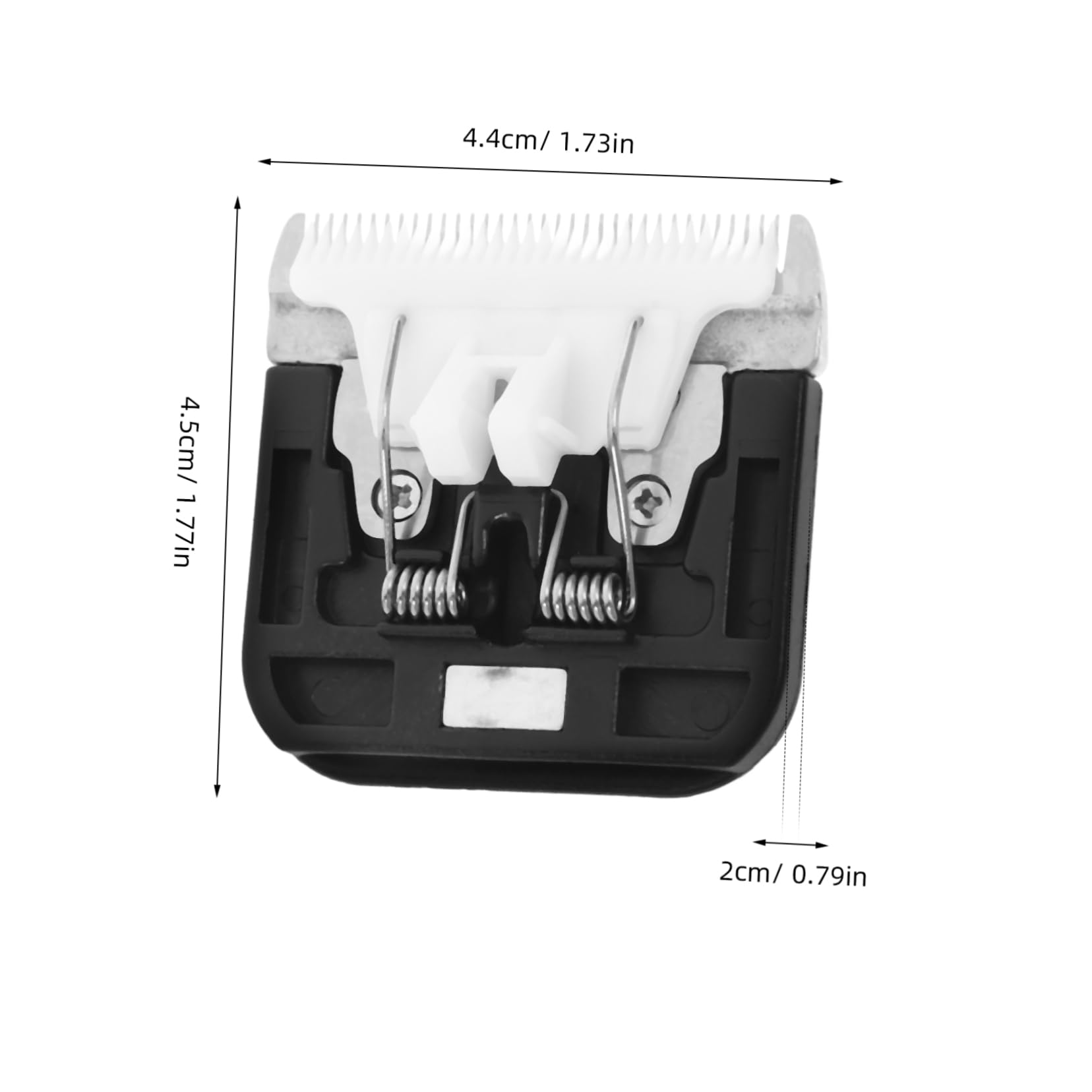 Outanaya 2Pcs Pet Trimmer Blades for Electric Dog Grooming Clippers Replacement Blades for Fine Hair Trimming Around Paws Eyes Ears Convenient Practical Dog Grooming Equipment