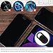 Piriuuo 50 Pcs Webcam Cover Slide, Laptop Camera Cover Slide Ultra-Thin PC Camera Covers Cameras Privacy Covers Slides Universal Cameras Cap for Laptop, Smartphone, PC, Tablet (Black)