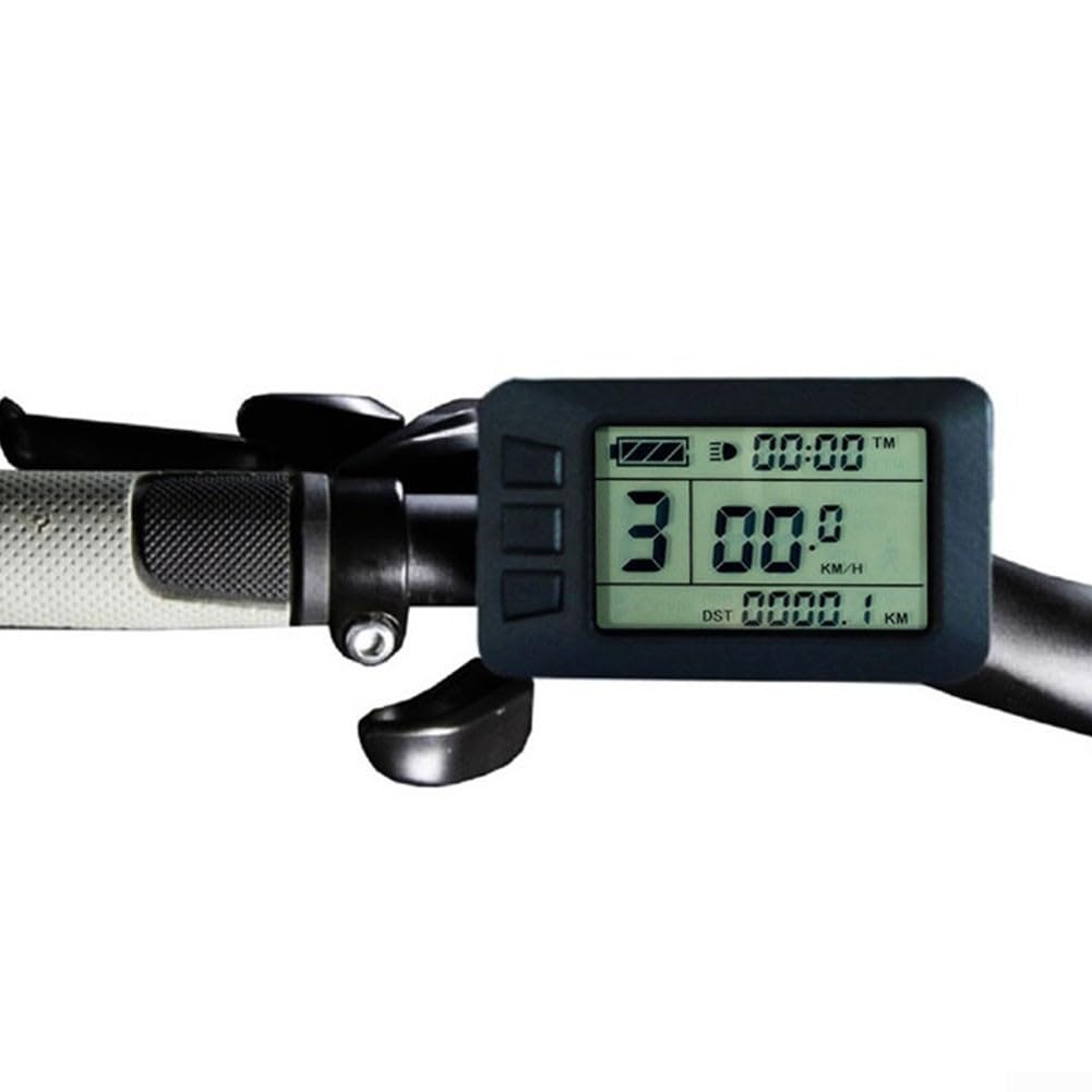 Contachilometri Elettrico Bici 82x48mm Plastica | Interfaccia USB 5 pin, per protezione acqua, compatibilità e-bike, dati chiari in per tempo reale