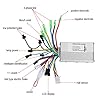 BuyWeek Contrôleur de Moteur de Vélo Électrique, 36V 250W/350W Contrôleur de Moteur Panneau de Commande à Écran LCD avec Manette de Vitesse pour Scooter Électrique Vélo Électrique(36V) #2