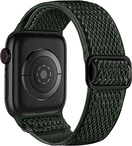 Lerobo Stretchy Nylon Solo Loop Bands Compatible with Apple Watch Bands 44mm 45mm 42mm 49mm 38mm 40mm 41mm, Elastic Soft Strap Replacement Band Compatible for Apple Watch Ultra 2 iWatch SE Series 9 8 7 6 5 4 3 2 1 Women Men
