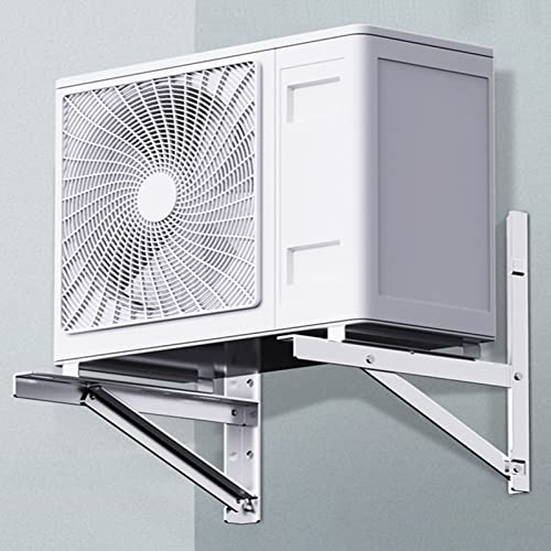 Soporte Universal para Aire Acondicionado, Soporte de Montaje de Acero Inoxidable para Sistemas de Bomba de Calor de Aire Acondicionado Mini Split con Condensador, Soporte de Montaje para ai