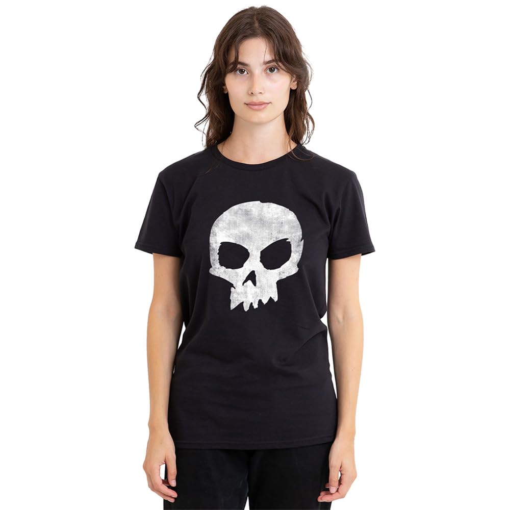 Disney Toy Story Sid Skull Ladies T-Shirt, Black, Medium